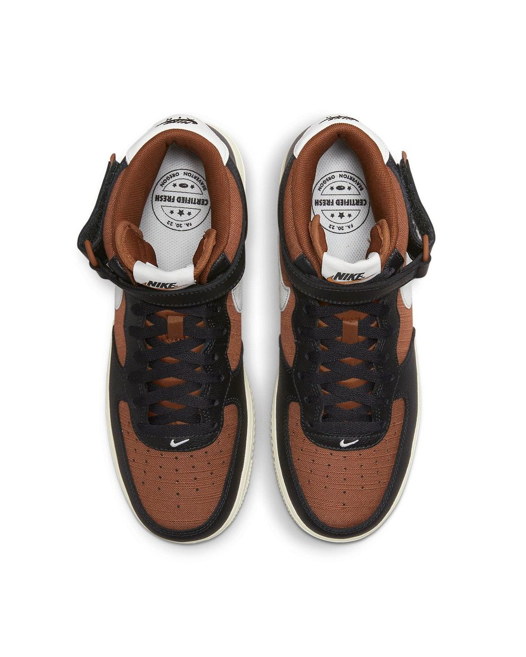 Nike Black Air Force 1 Mid '07 Lx 'Certified Fresh for men