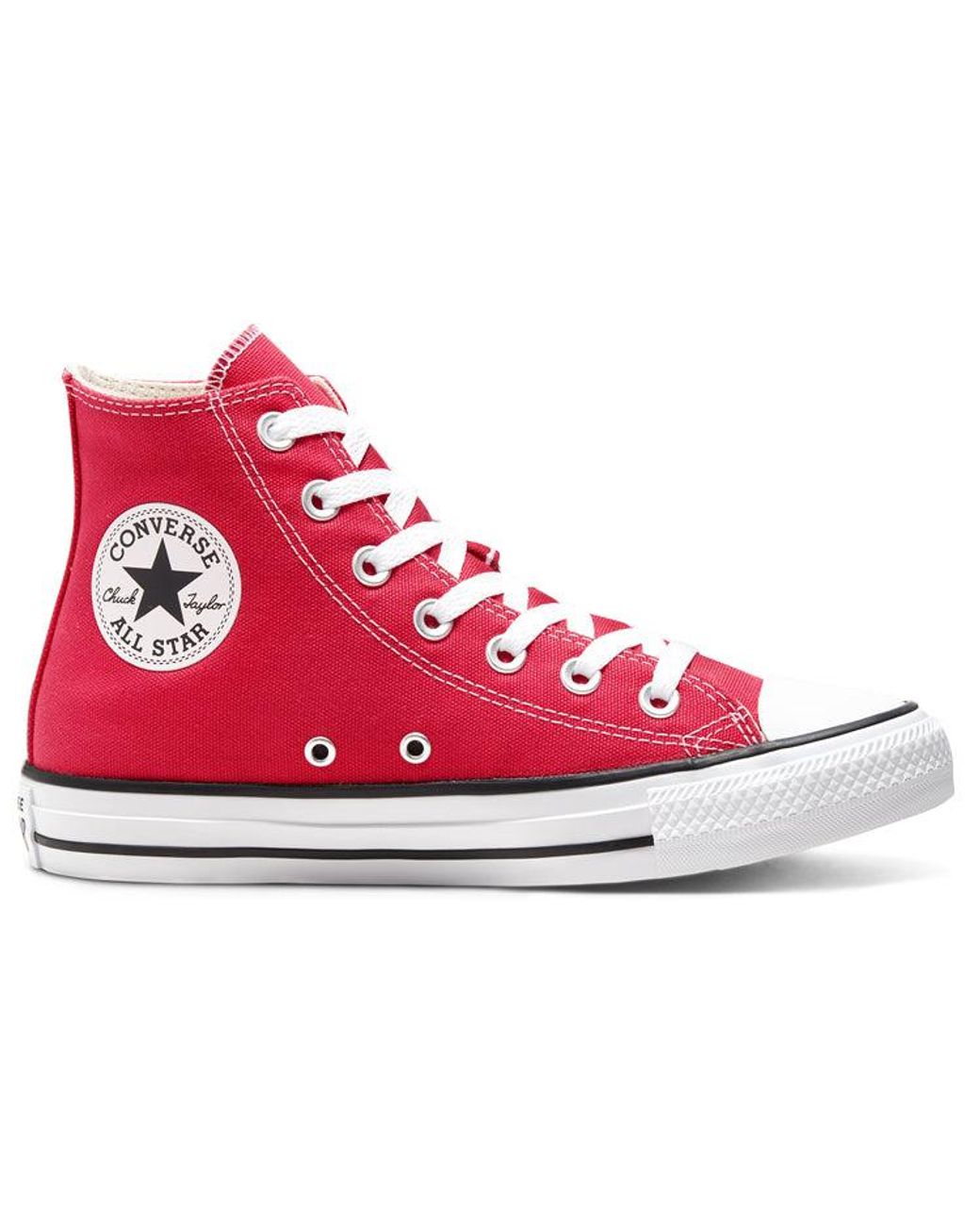 Converse Red Chuck Taylor All Star Hi 'Carmine' for men