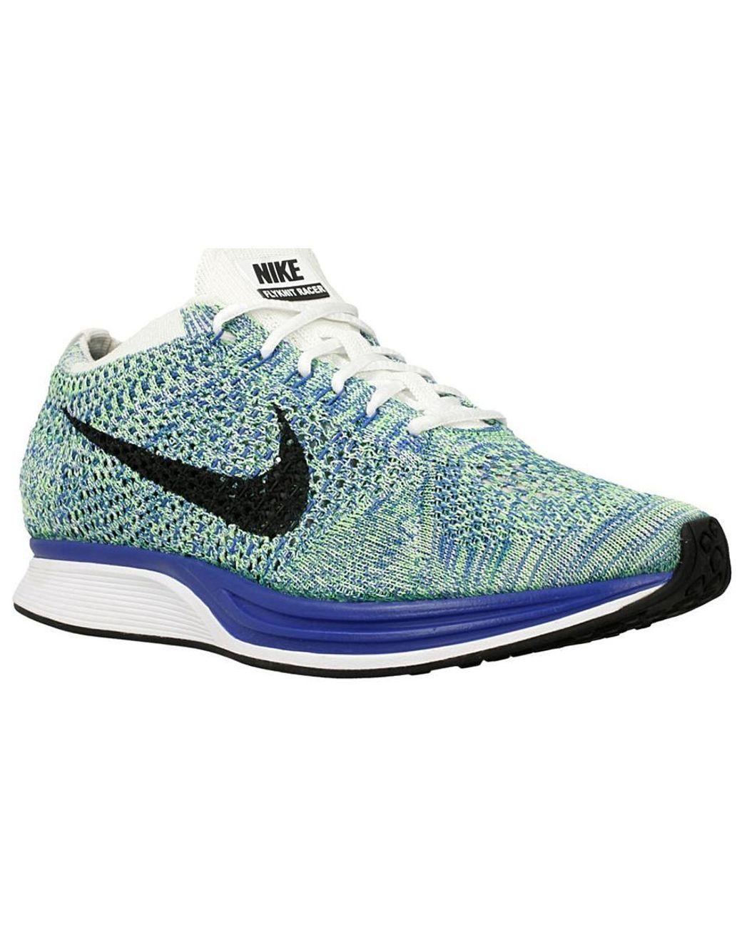 Nike Blue Flyknit Racer 'Tranquil' for men