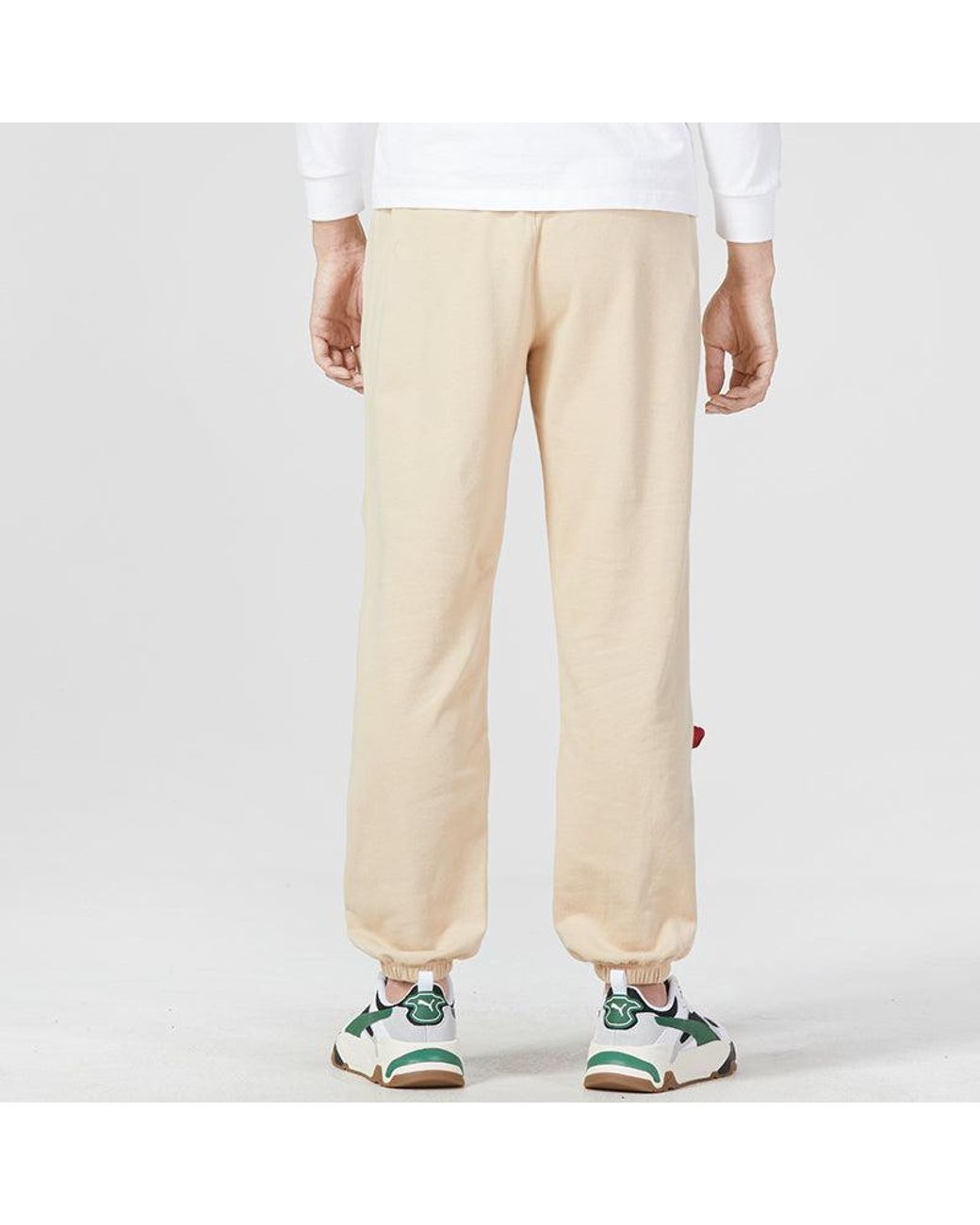 PUMA Natural Team Badge Sweatpants for men