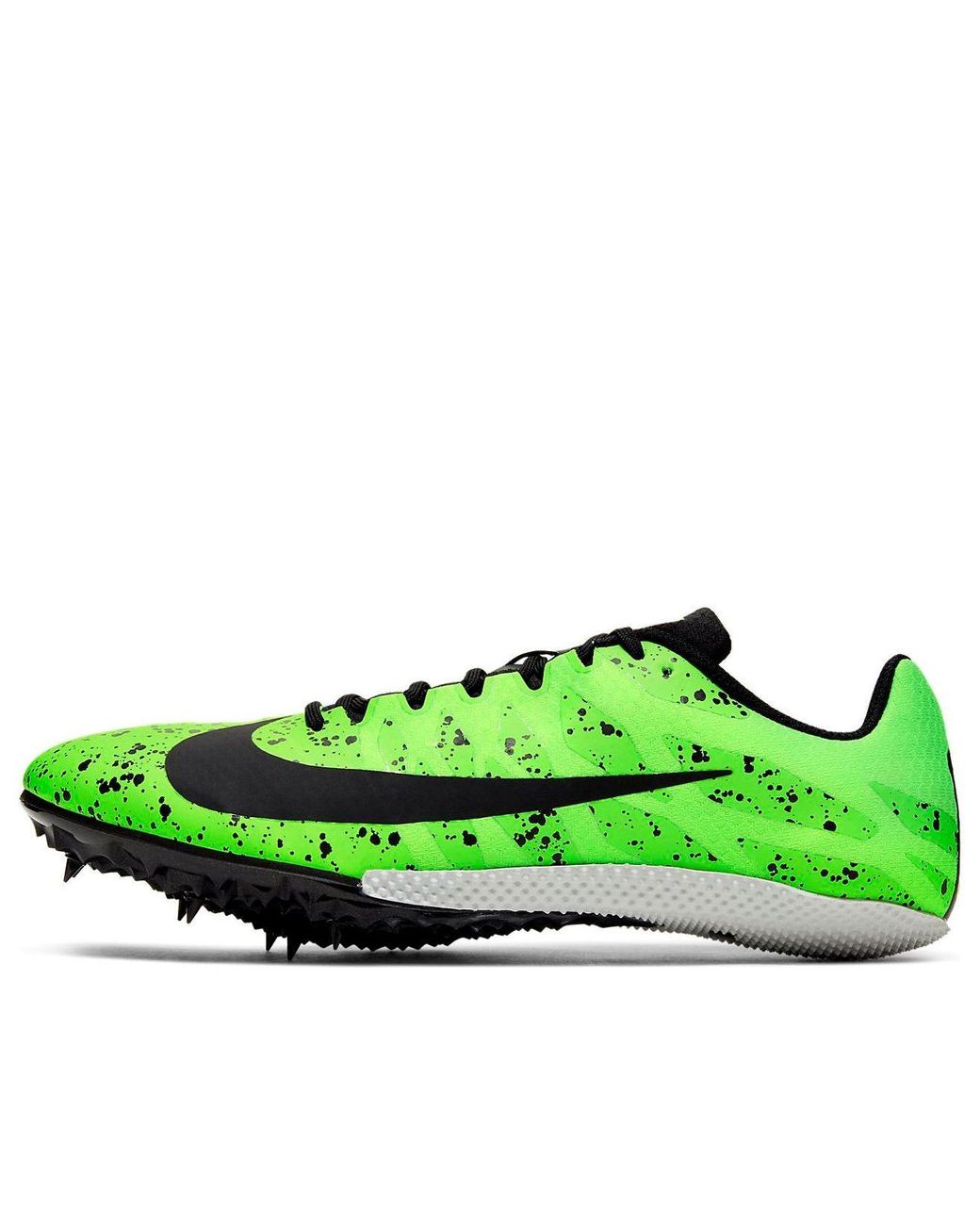 Nike Green Air Zoom Rival S 9 Spikes 'Electric Speckled' for men
