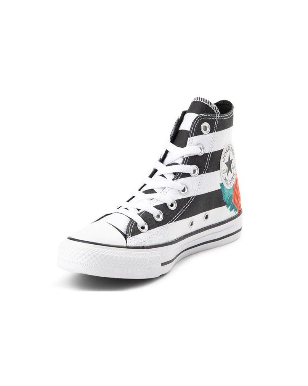 Converse Blue Chuck Taylor All Star High 'Skull Roses' for men