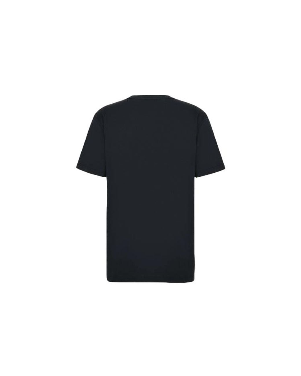 Dior Blue Knit Round Neck Short Sleeve for men