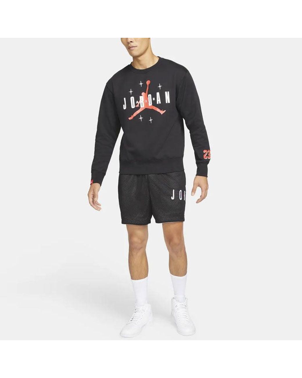 Nike Blue Athleisure Casual Sports Round Neck Pullover for men