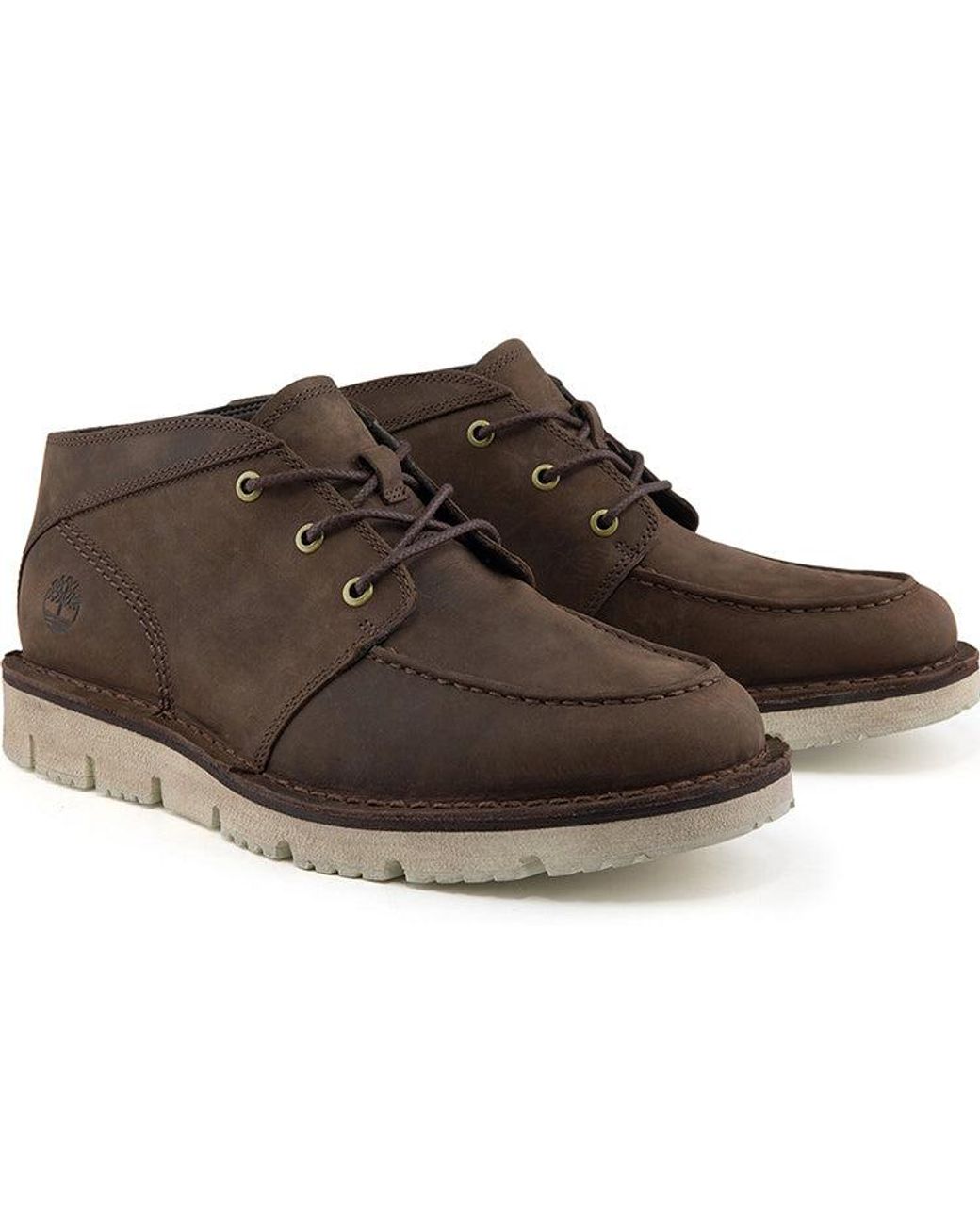 Timberland Brown Westmore Moc-Toe Chukka Boots for men