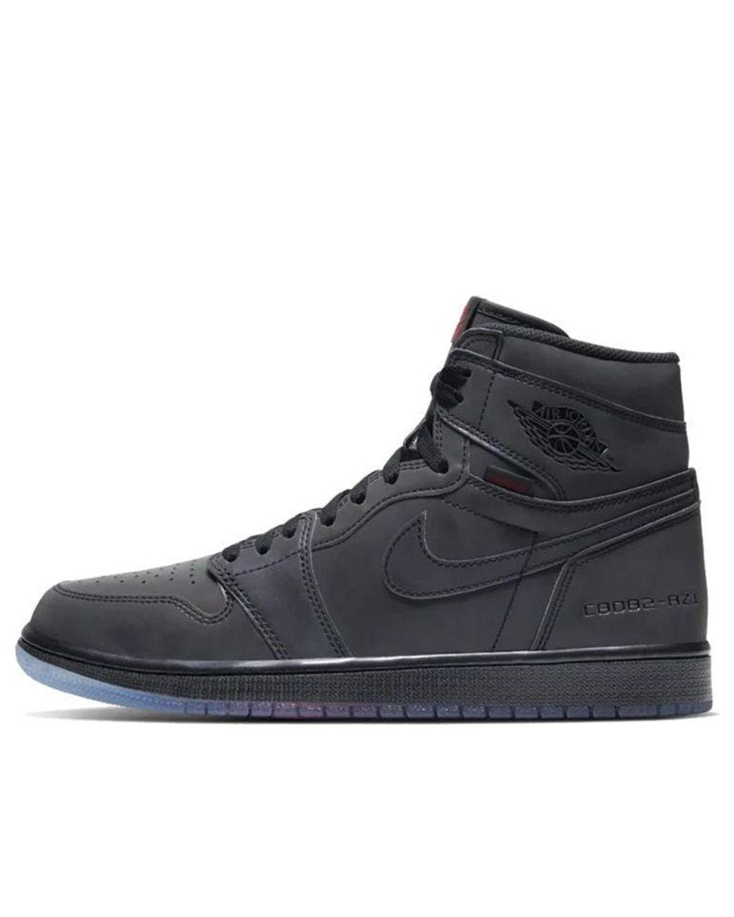 Nike Black 1 Retro High Zoom 'Fearless' for men