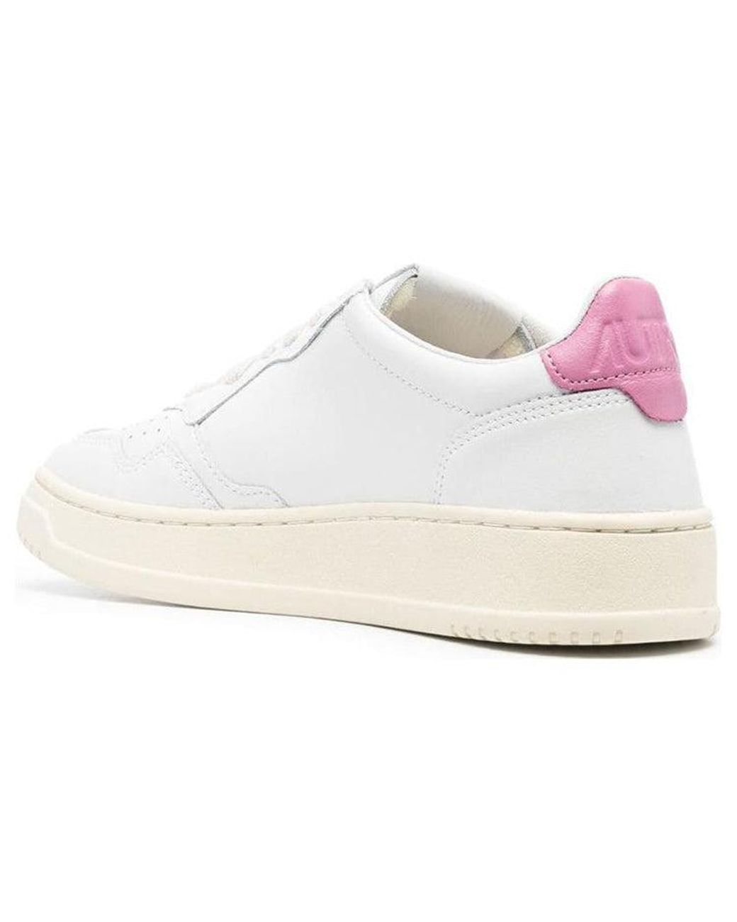 Autry White (Wmns) Medalist Low Leather