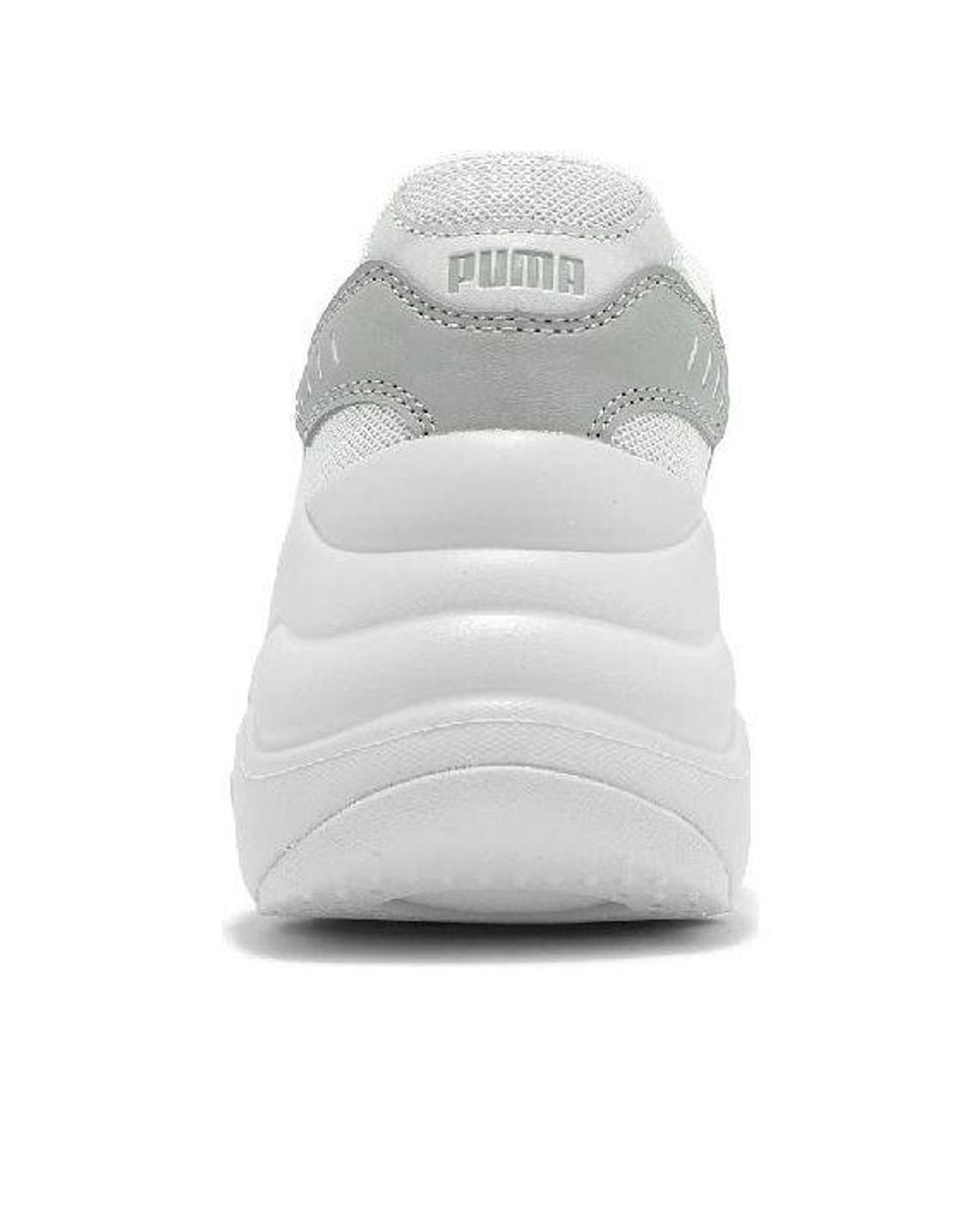 PUMA White (Wmns) Pulsar Wedge Mesh 'Feather'