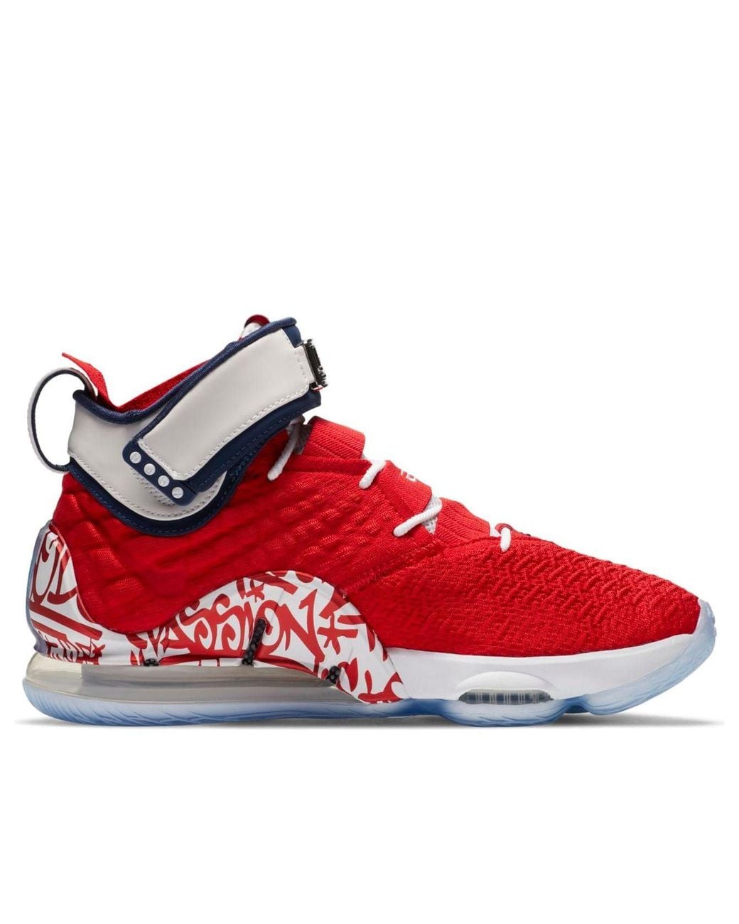 Nike Red Lebron 17 Ep 'Lebron 4 Graffiti' for men