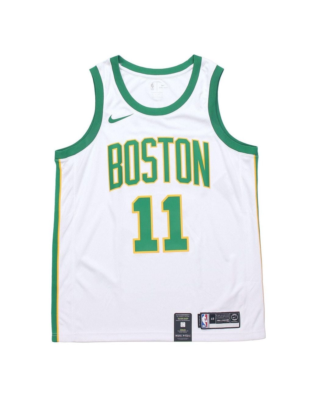 Nike Green Nba 18-19 Kyrie Irving Basketball Jersey for men