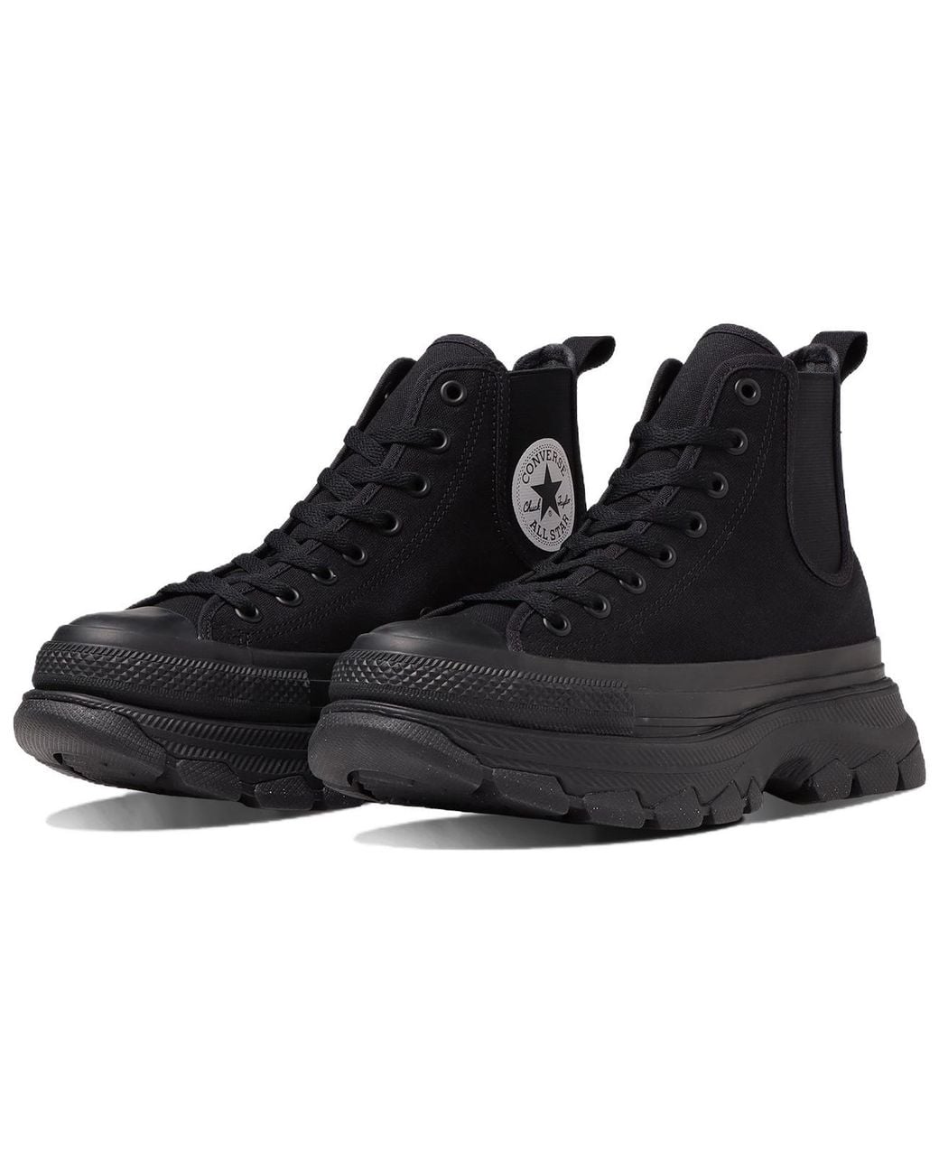 Converse All Star Trekwave Sidegore High Top in Black for Men Converse All Star Trekwave Sidegore High Top in Black for Men