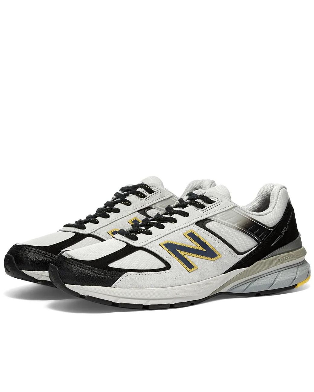 New Balance White 990V5 Made for men