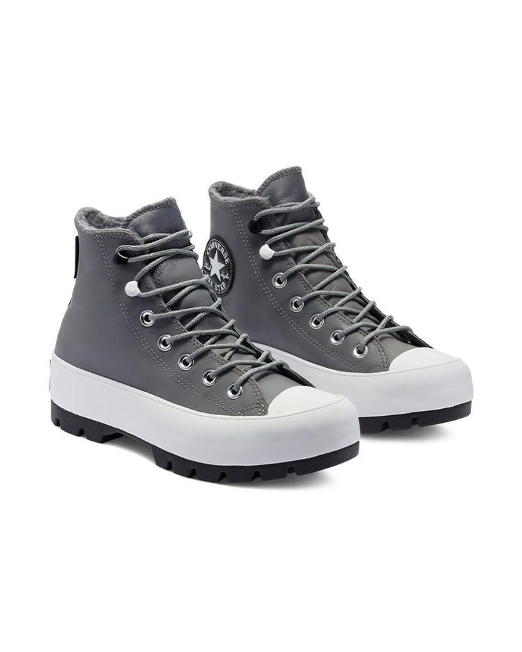 Converse Black (Wmns) Chuck Taylor All Star Lugged Winter High Gtx 'Limestone'