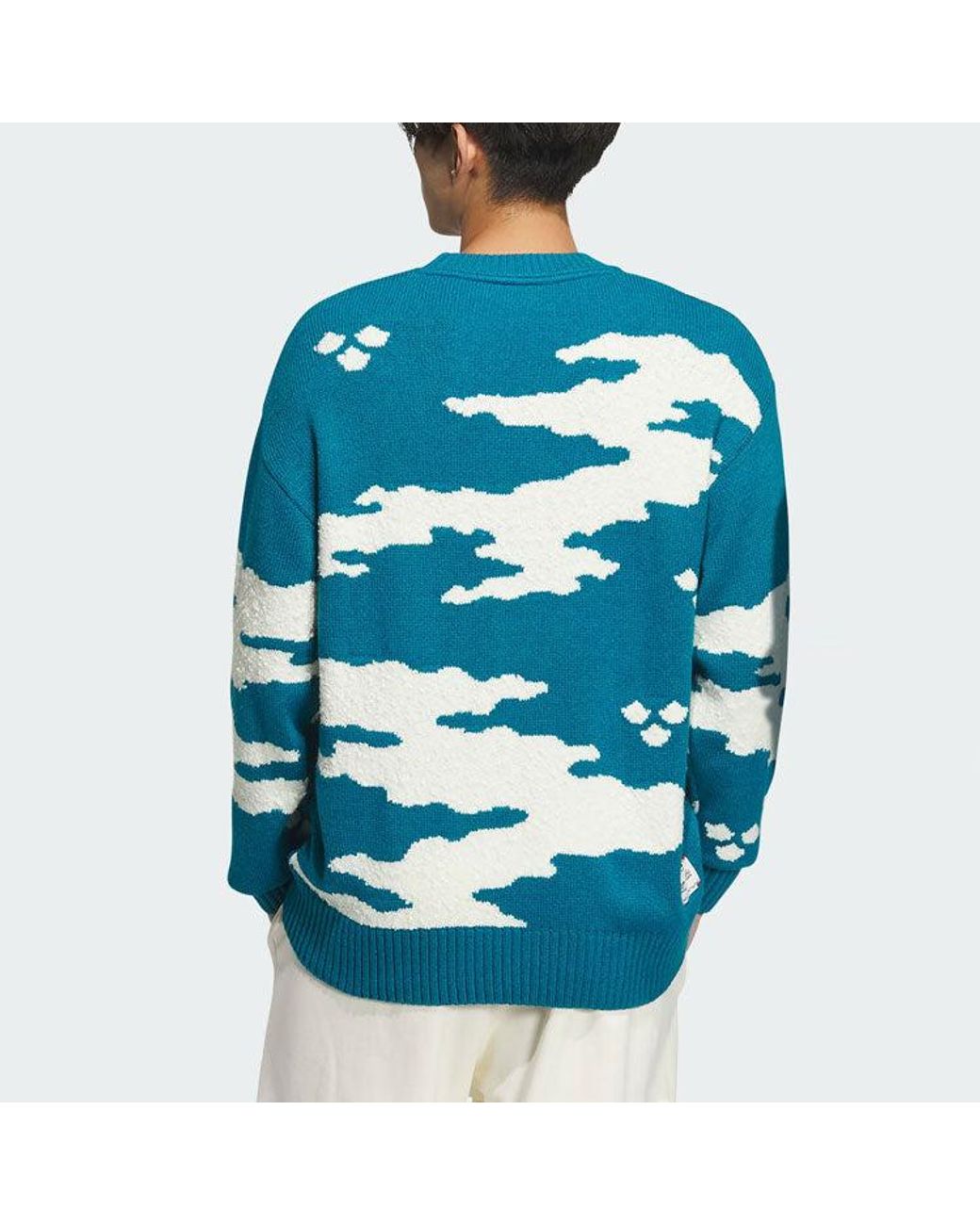 Adidas Blue Originals Sweater Asia Sizing for men