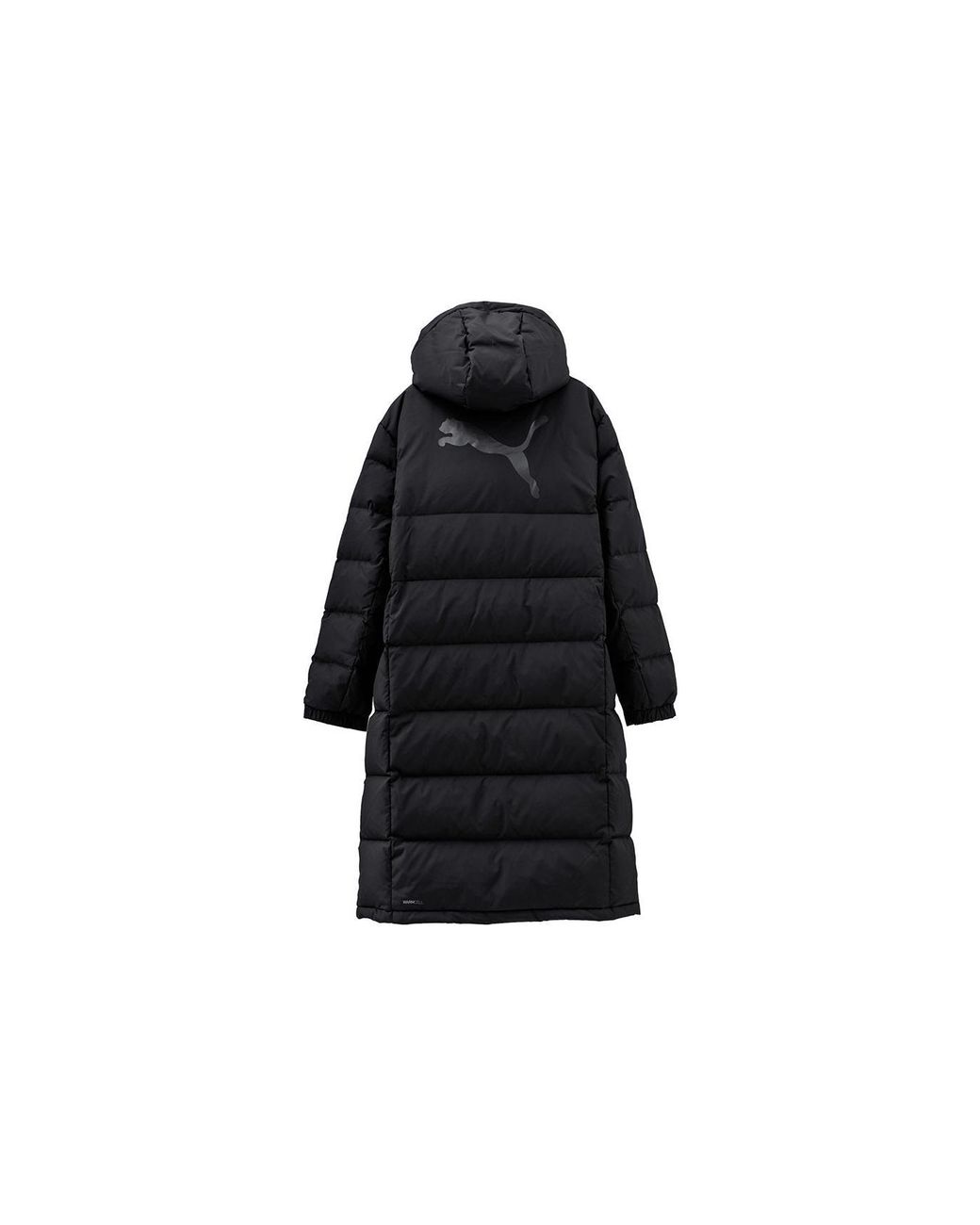 PUMA Black Long Down Jacket for men