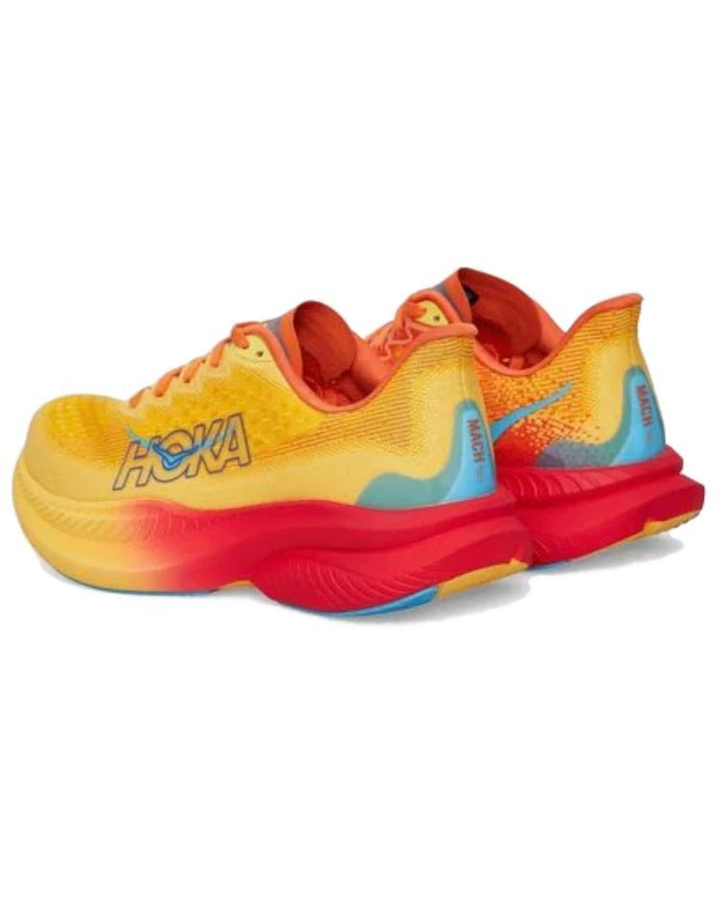 Hoka One One Yellow Mach 6 'Poppy Squash' for men