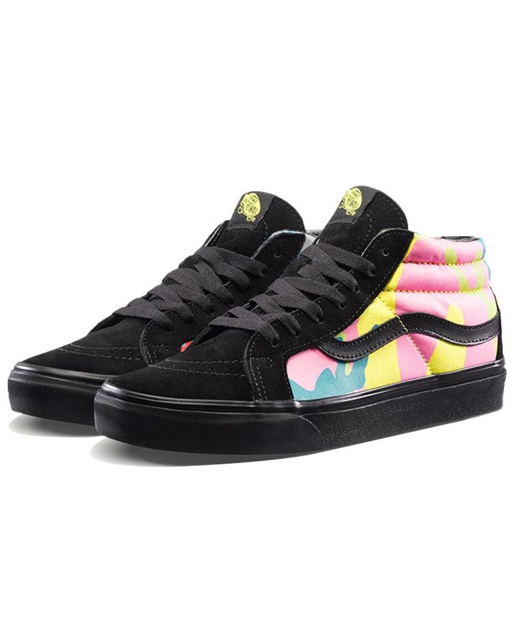 Vans Black Sk8-Mid Reissue 'Neon Camo' for men