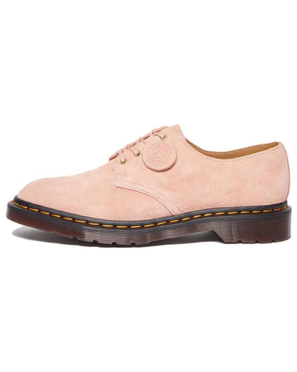 Dr. Martens Pink (Wmns) Smiths Suede Dress Shoes 'Peach'