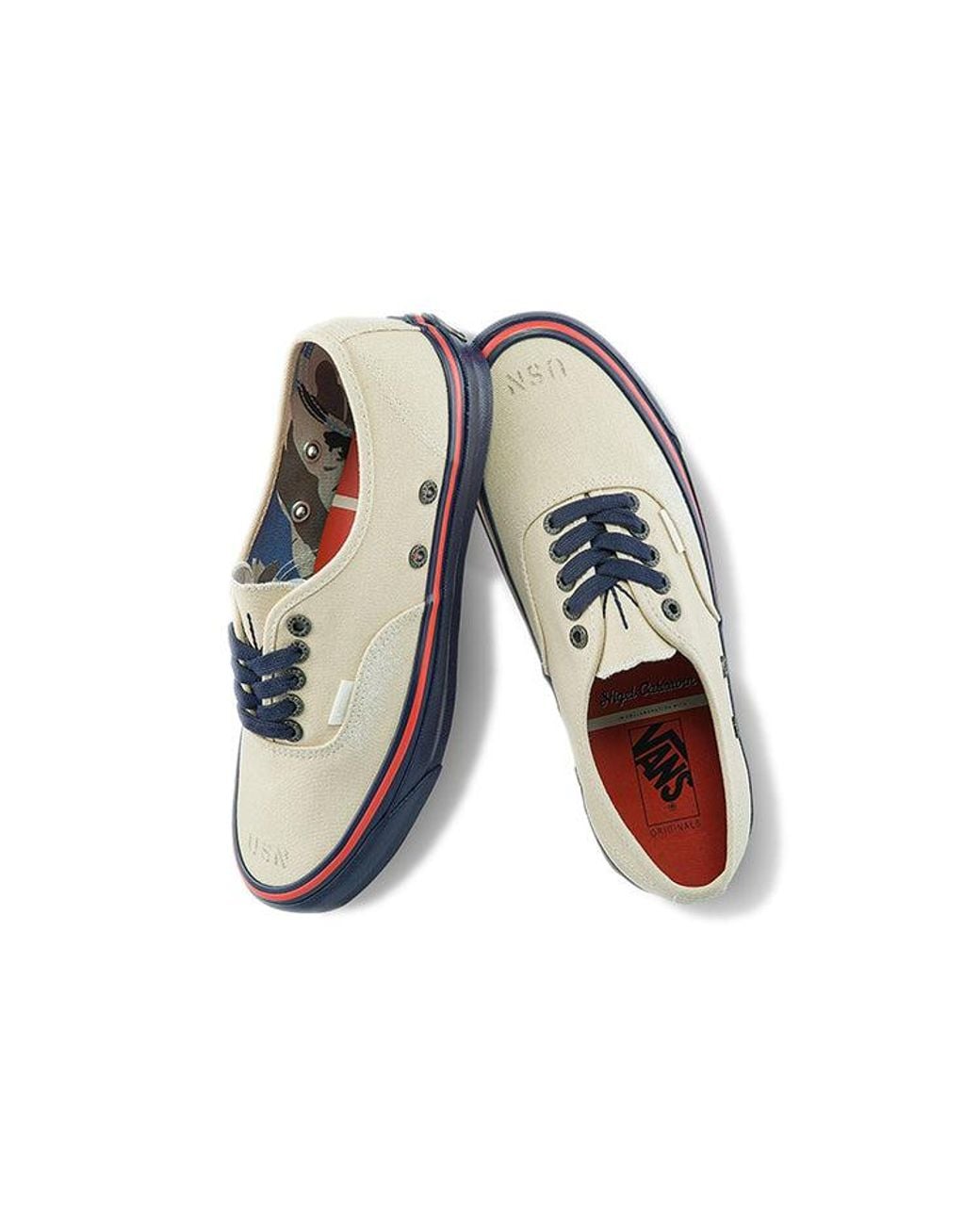 Vans Blue Nigel Cabourn X Og Authentic Lx 'Usn' for men