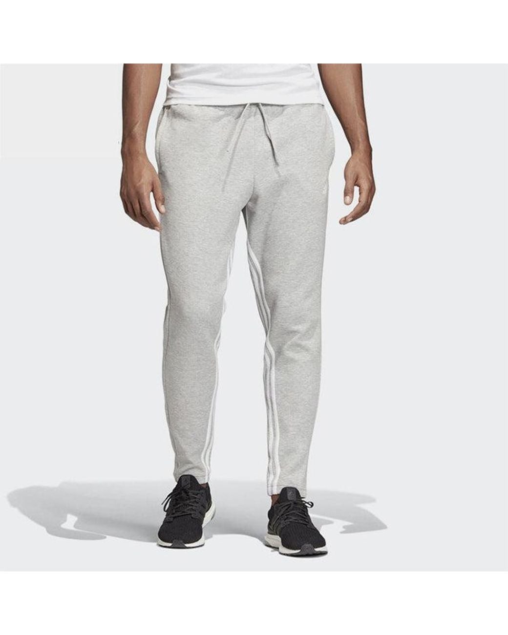 Adidas Gray Casual Running Tapered Trousers Light for men
