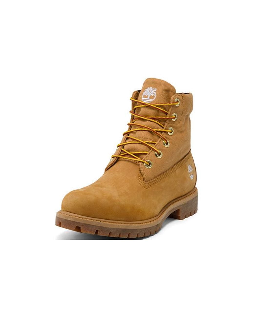 Timberland Brown Roll Top Boots Basic 'Wheat Camouflage' for men