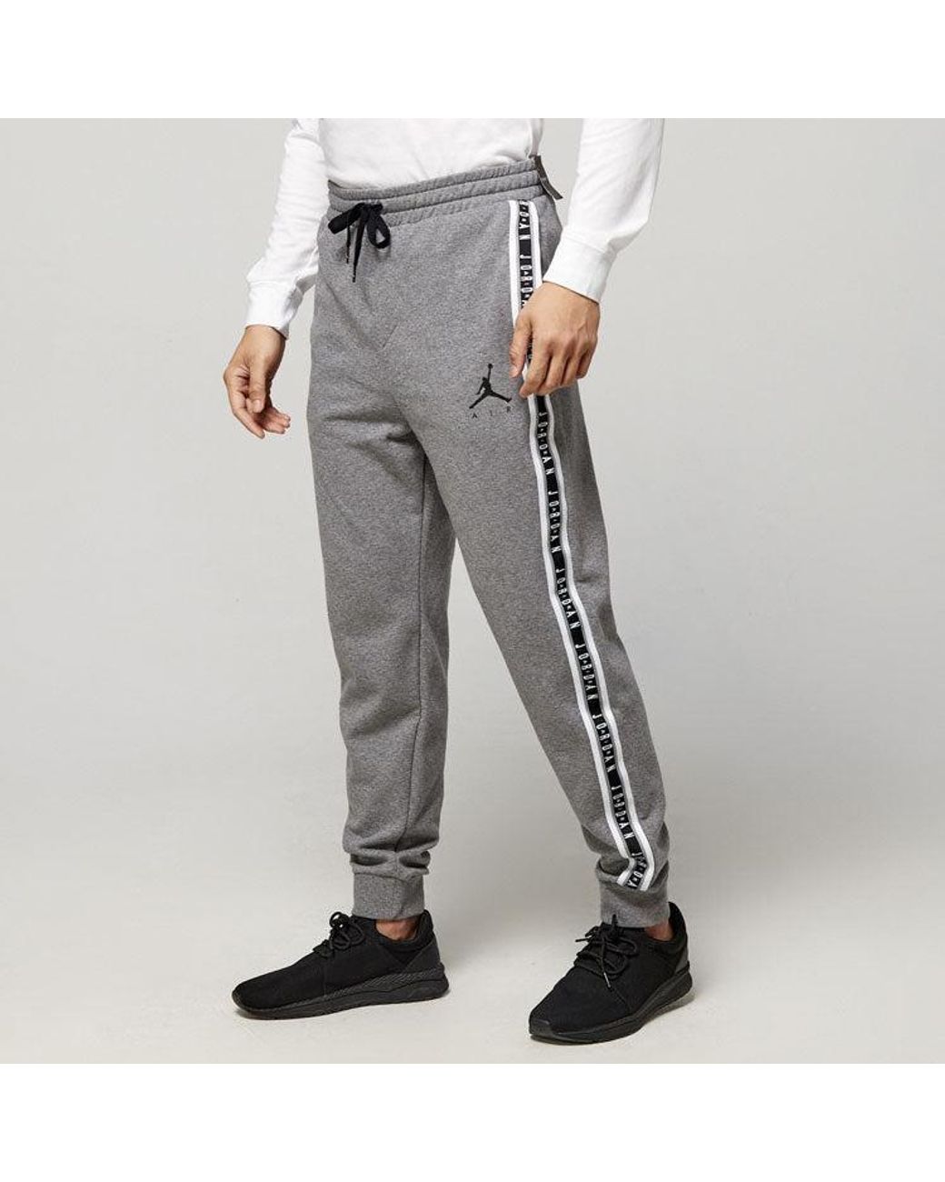 Nike Gray Jumpman Hbr Pant Casual Sports Long Pants for men