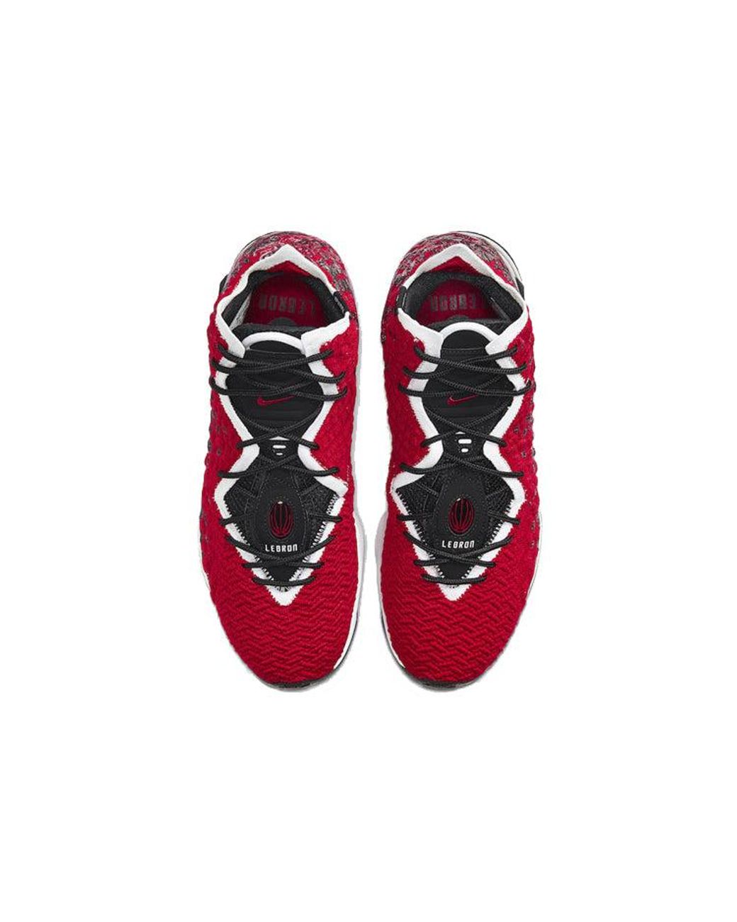 Nike Red Lebron 17 'Air Max Uptempo' for men