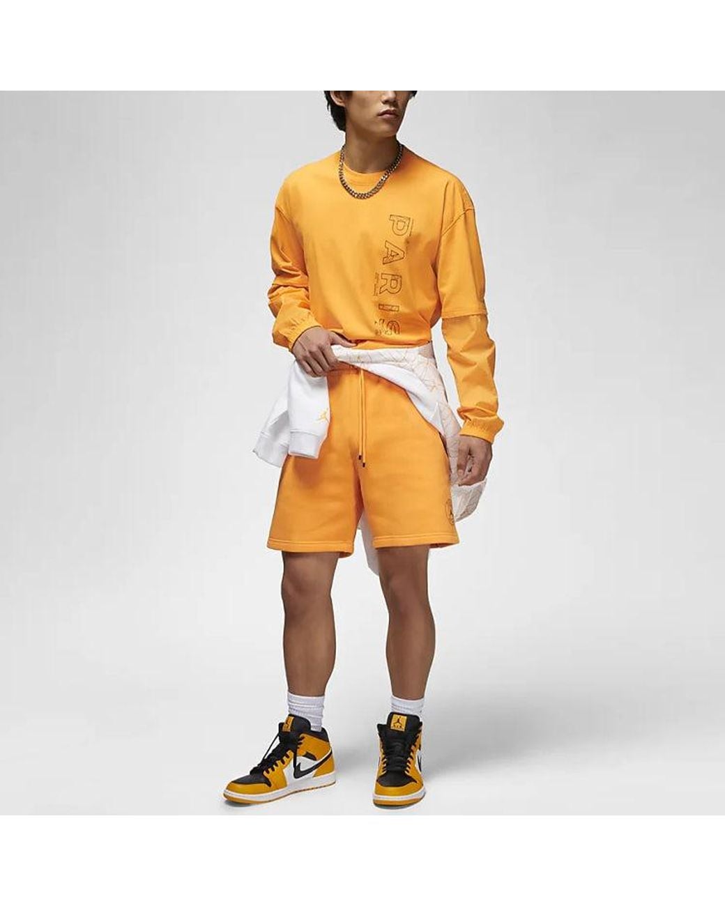 Nike Yellow Long Sleeve Top X Psg for men