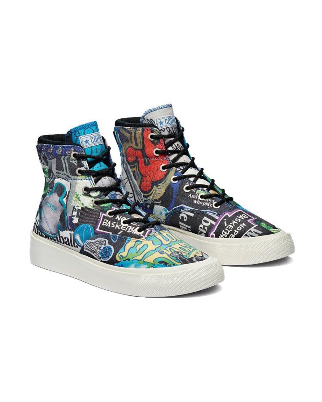Converse Blue Skid Grip High 'Beat The World' for men