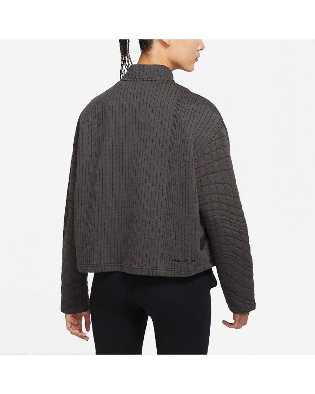 Nike Gray (Wmns) Ss22 Full-Length Zipper Cardigan Jacket