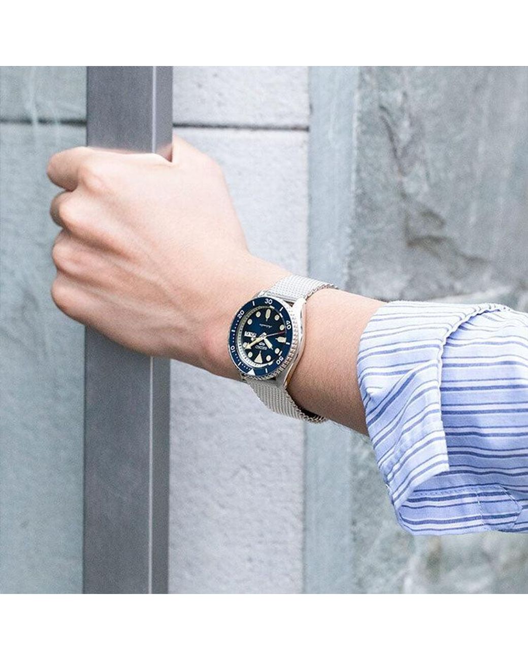 Seiko Metallic No. 5 Series Watch Sports Small