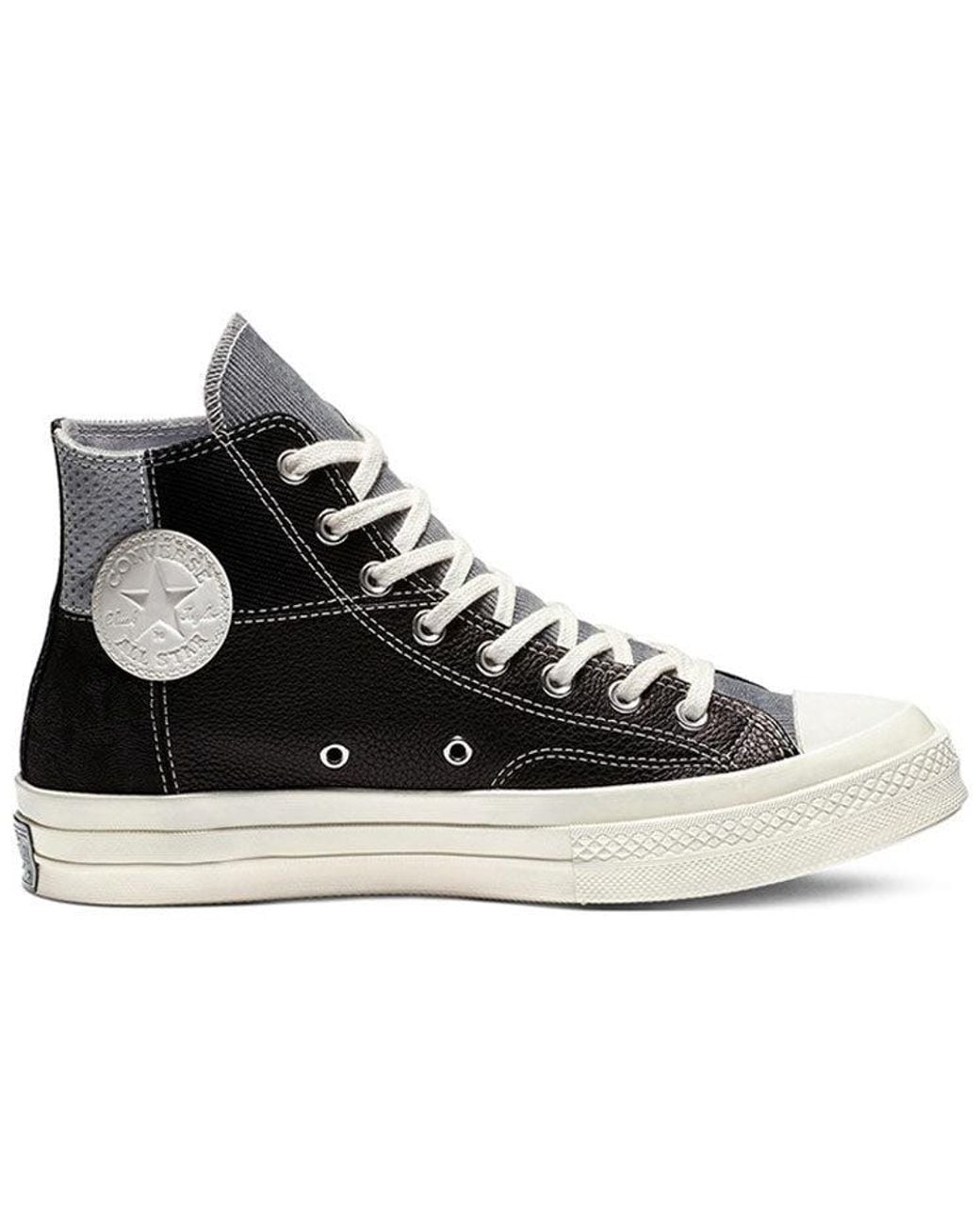 Converse Black Chuck 70 Mixed Material Hi Egret' for men