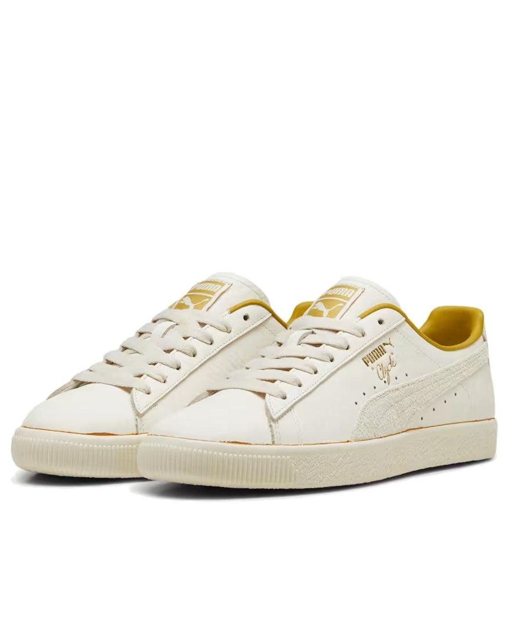 PUMA White Clyde The Never Worn 4 'Frosted Ivory Alpine Snow' for men
