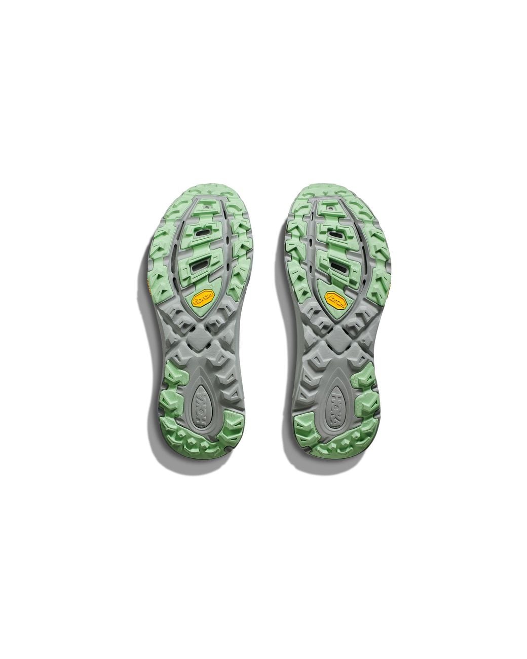 Hoka One One Gray Mafate Speed 2 'Light Mint' for men