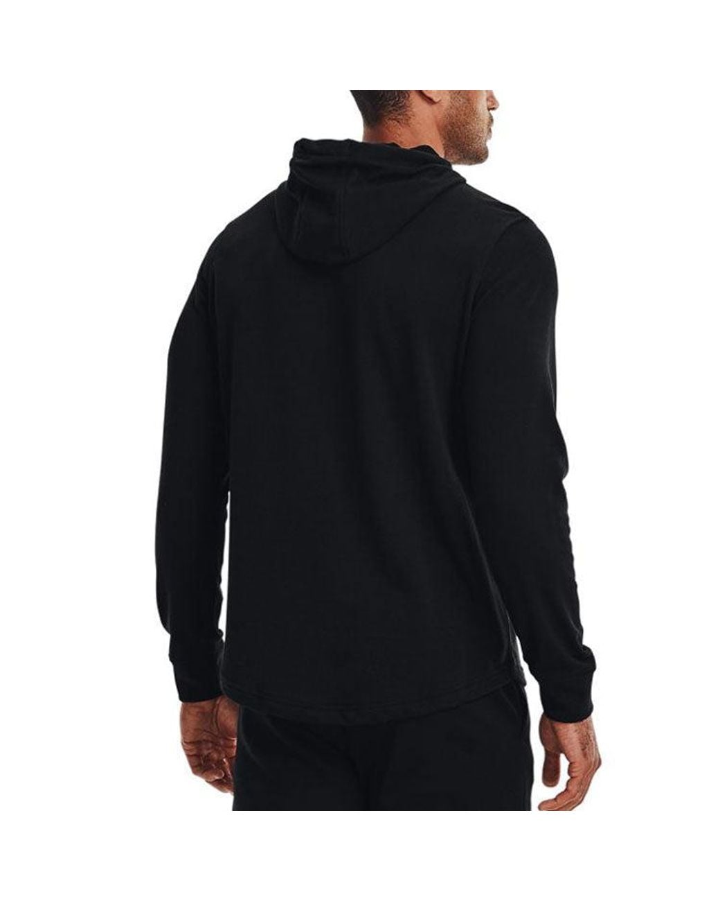 Under Armour Black Rival Terry Logo Hoodie for men