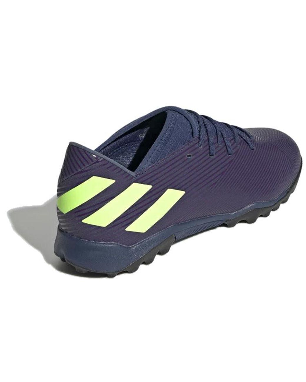 Adidas Blue Nemeziz Messi 19.3 Tf Turf 'tech Indigo' Purple Green for men