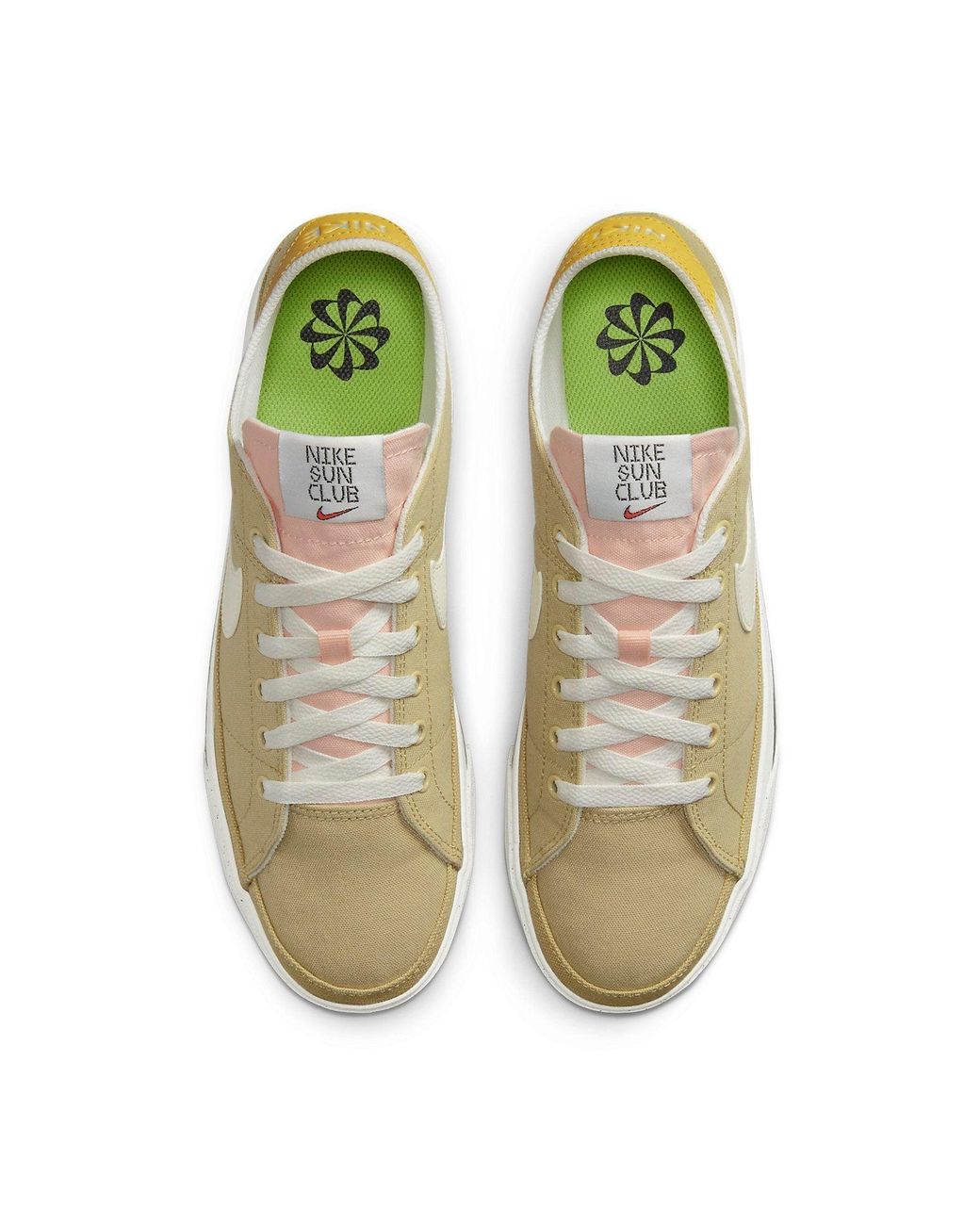 Nike White Court Legacy Canvas Next Nature 'Wheat Grass Sail for men