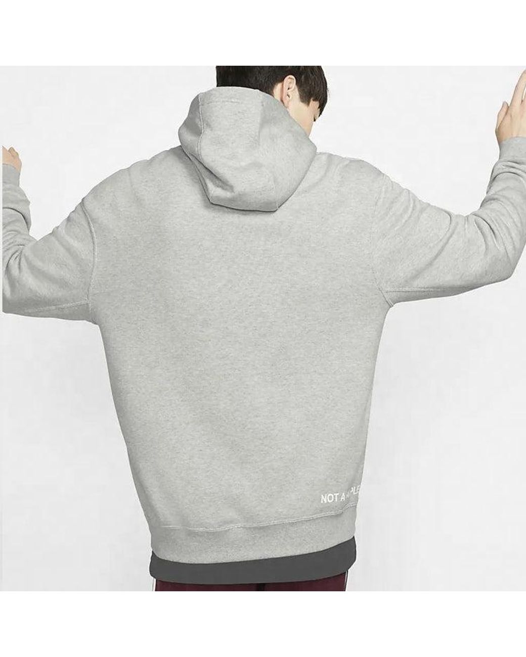 Nike White French Terry Pullover for men