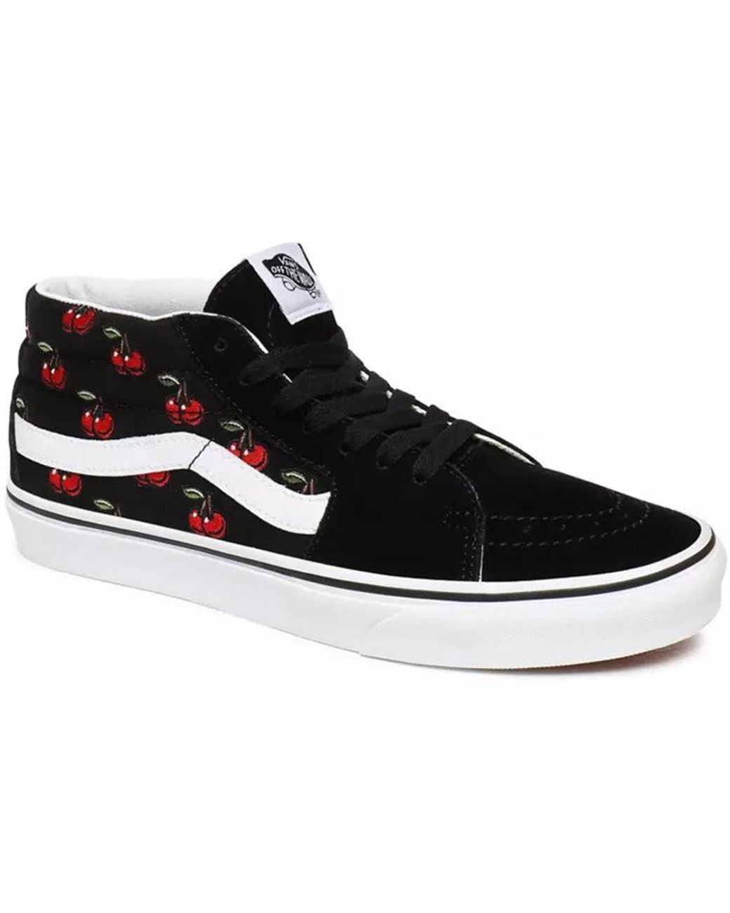 Vans Black Cherries Sk8-Mid Shoes for men