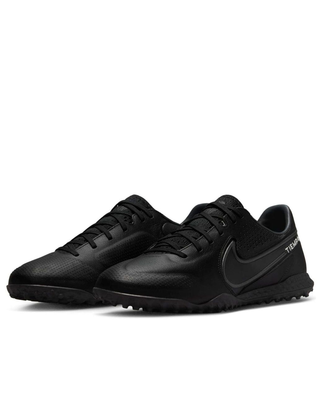 Nike Black React Tiempo Legend 9 Pro Tf Iron' for men