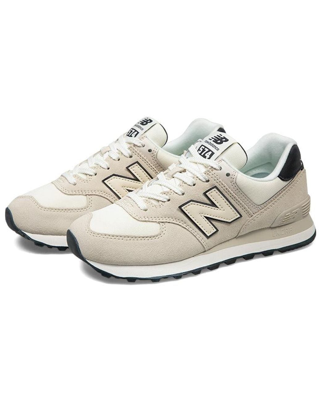 New Balance White (Wmns) 574 Angora'
