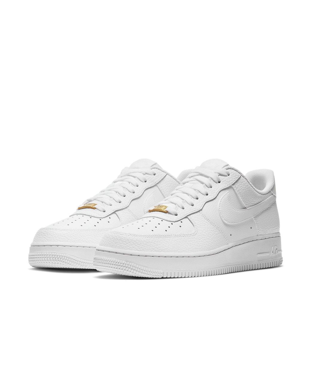 Nike White Air Force 1 Low Metallic' for men