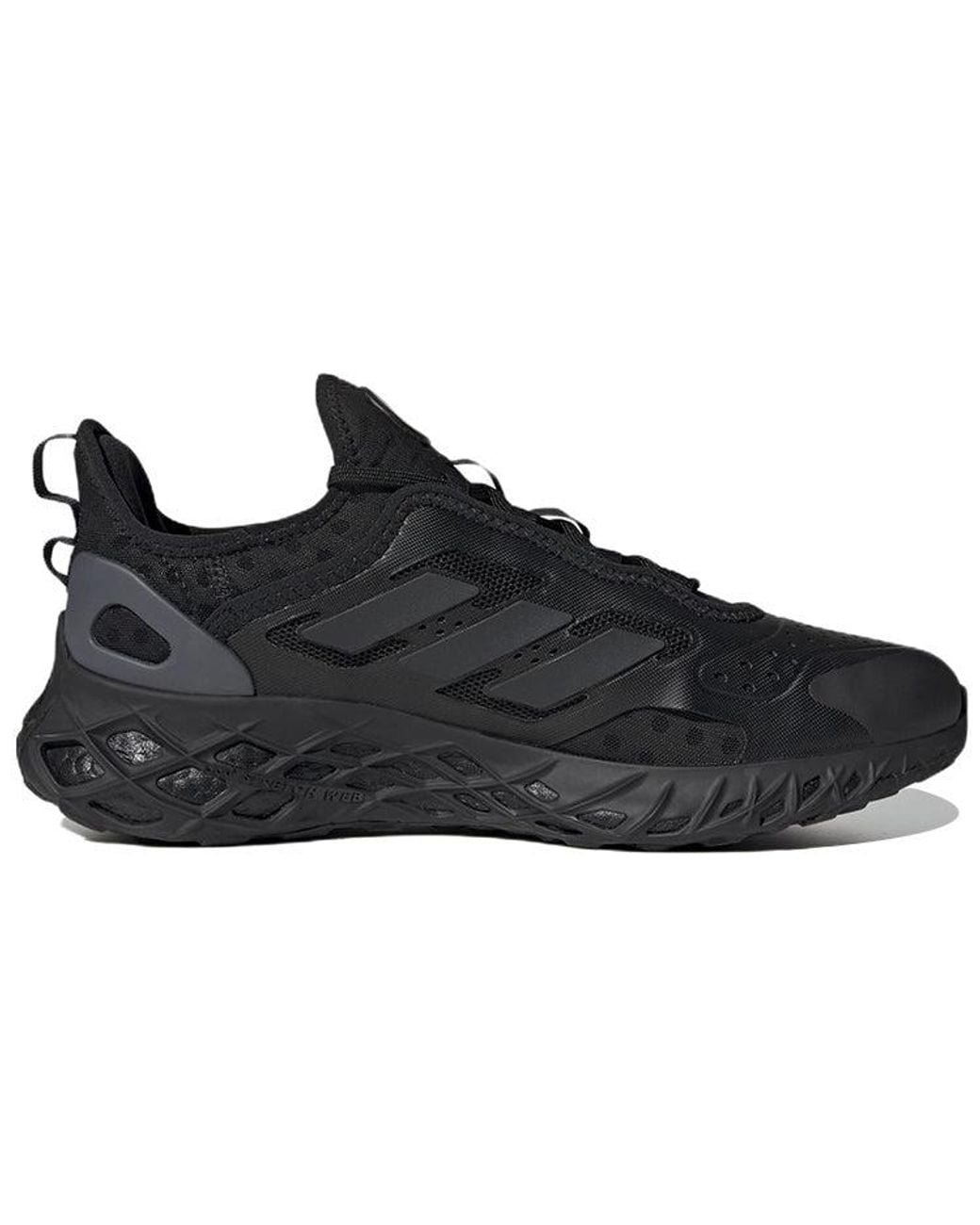 Adidas Black Web Boost Shoes 'Core' for men