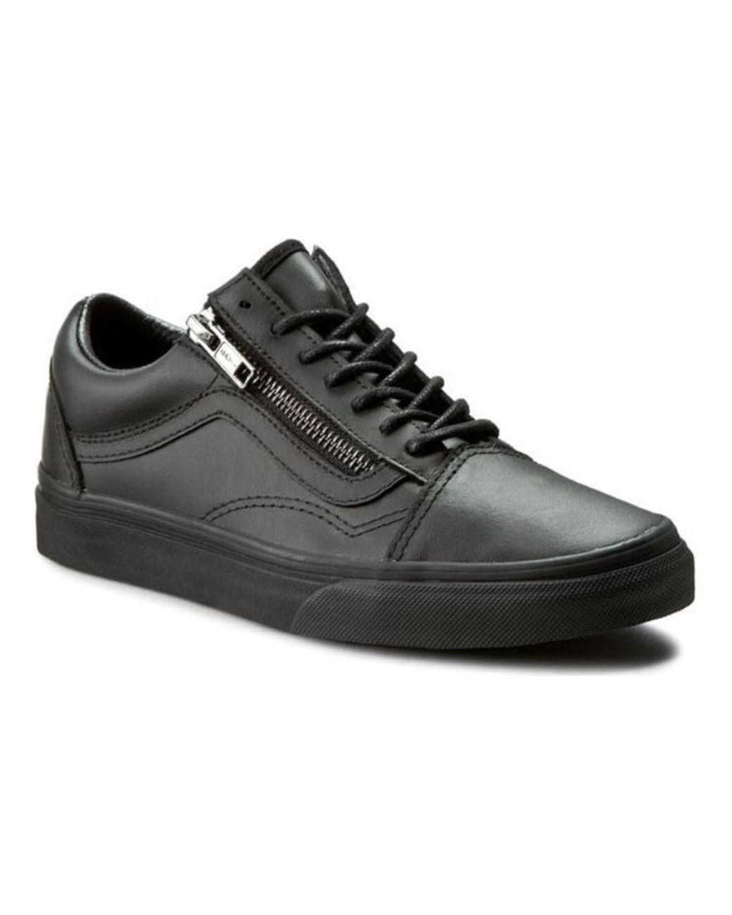 Vans Black Old Skool Zip 'Gun Metal' for men