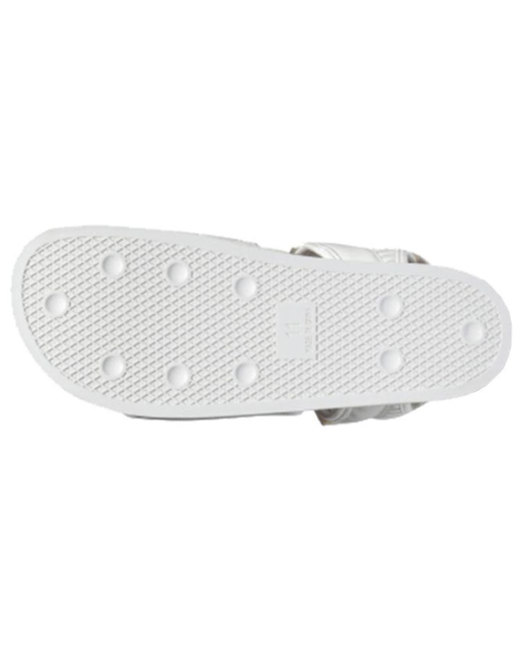 Adidas White X Pharrell Adilette 2.0 Sandal 'Cream' for men