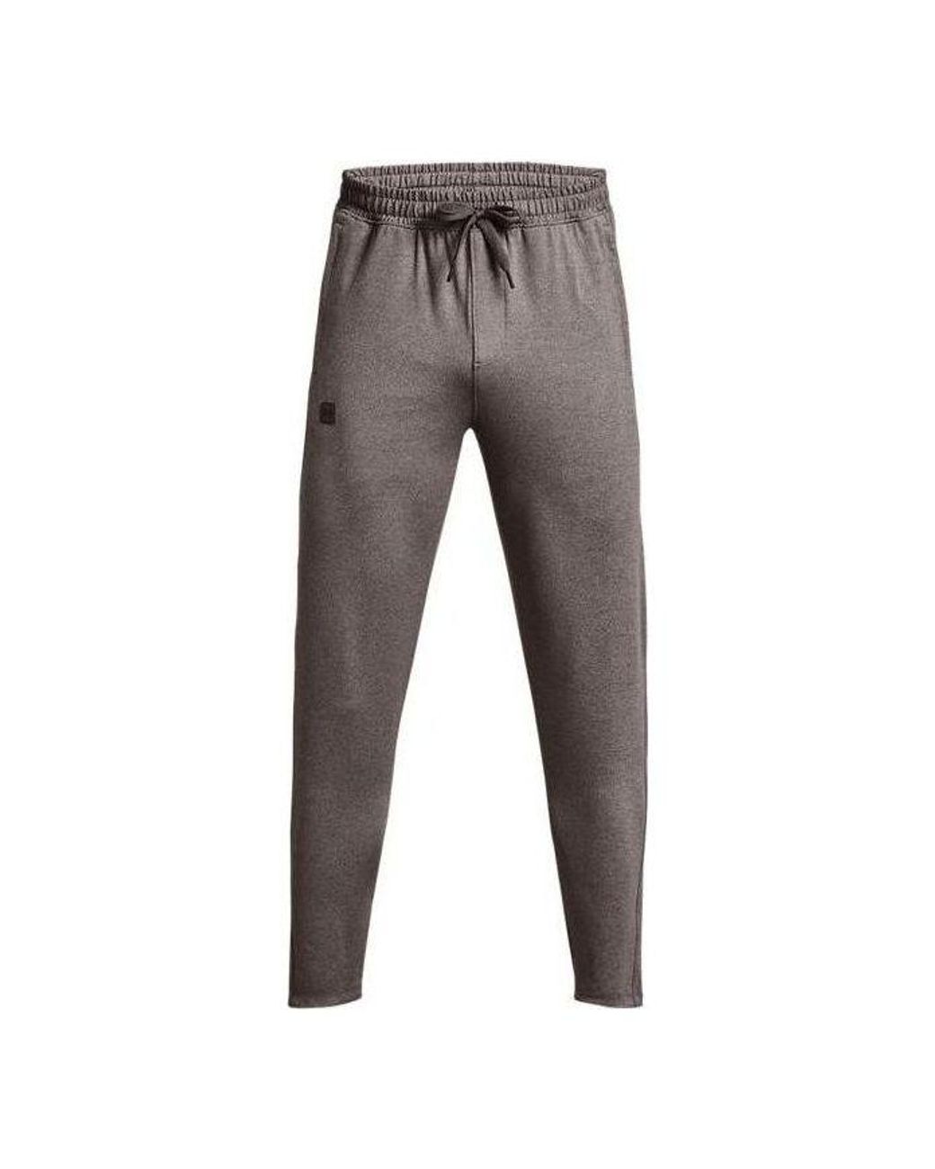Under Armour Gray Meridian Tapered Pants 'Taupe' for men