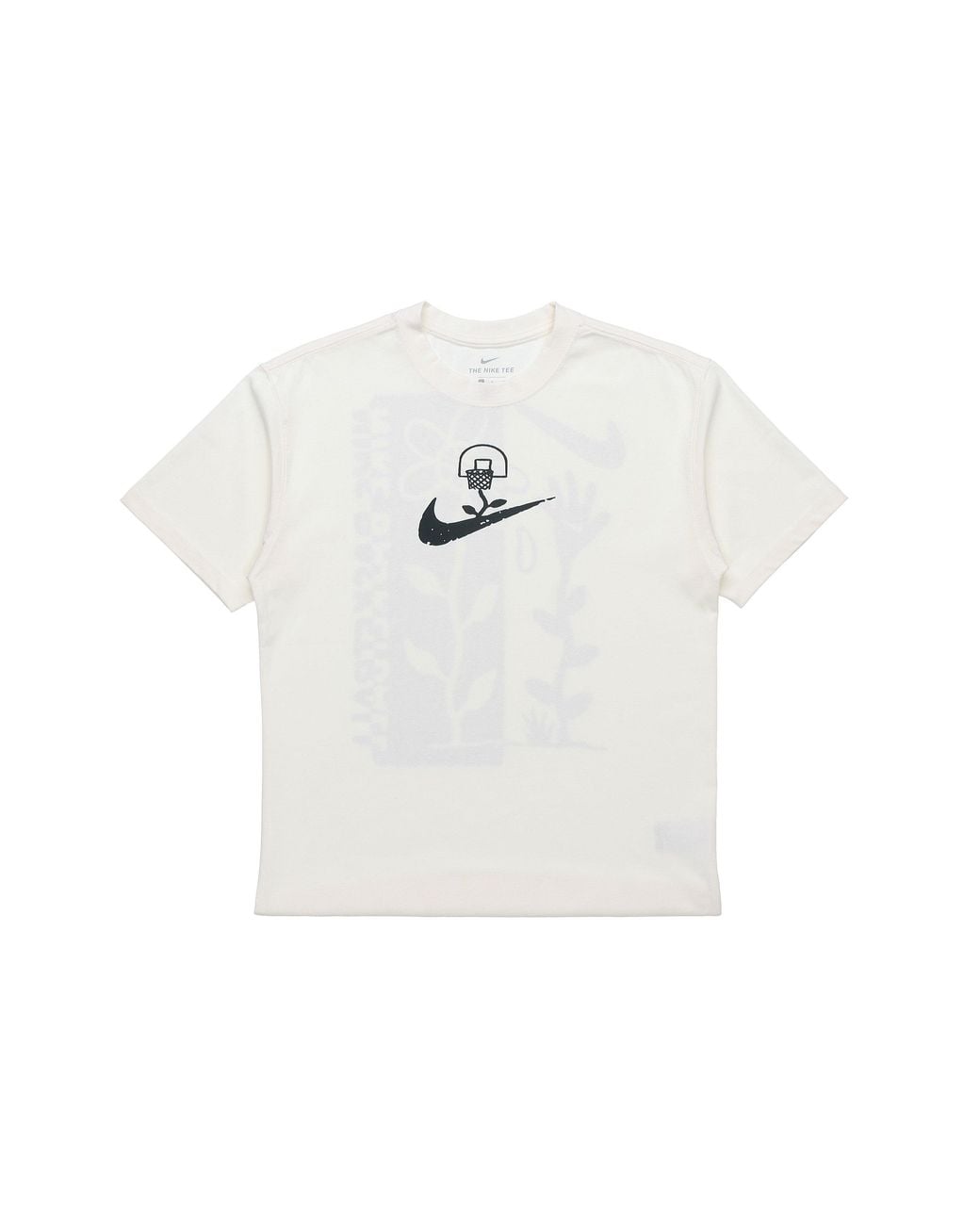 Nike Black Basketball Graffiti Print Short Sleeve For Creamy for men