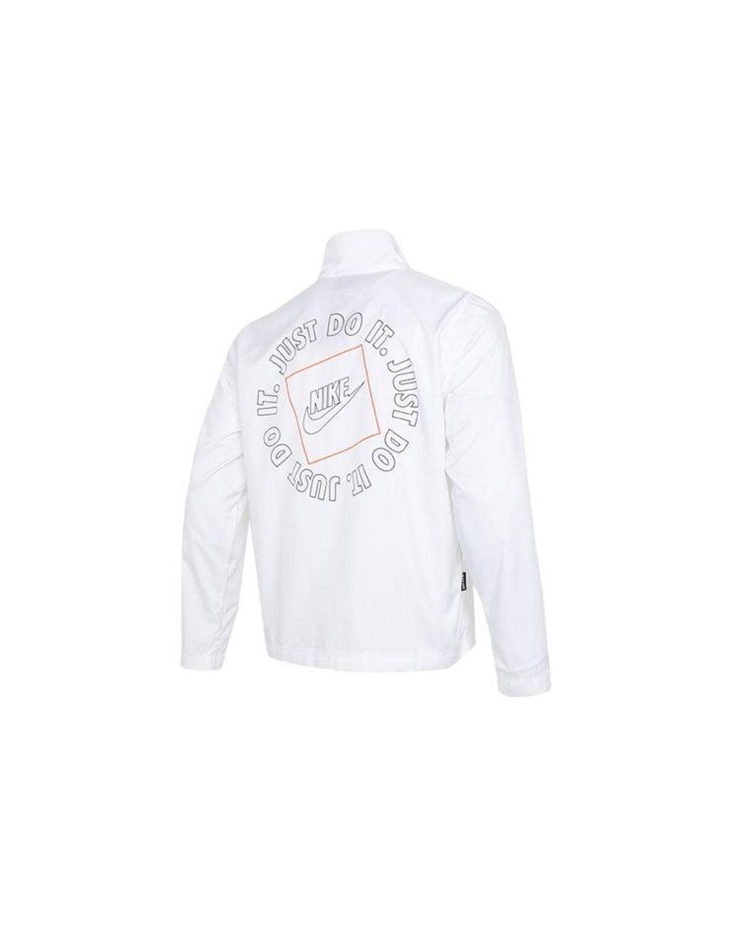 Nike White Logo Printing Sports Jacket for men