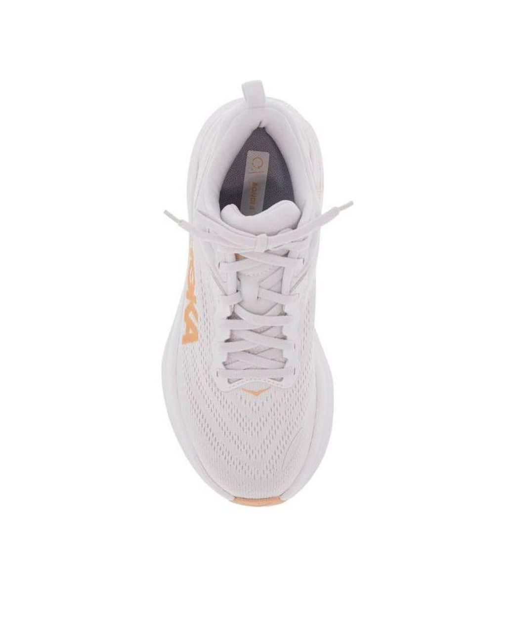 Hoka One One White (Wmns) Bondi 8 Cantaloupe'