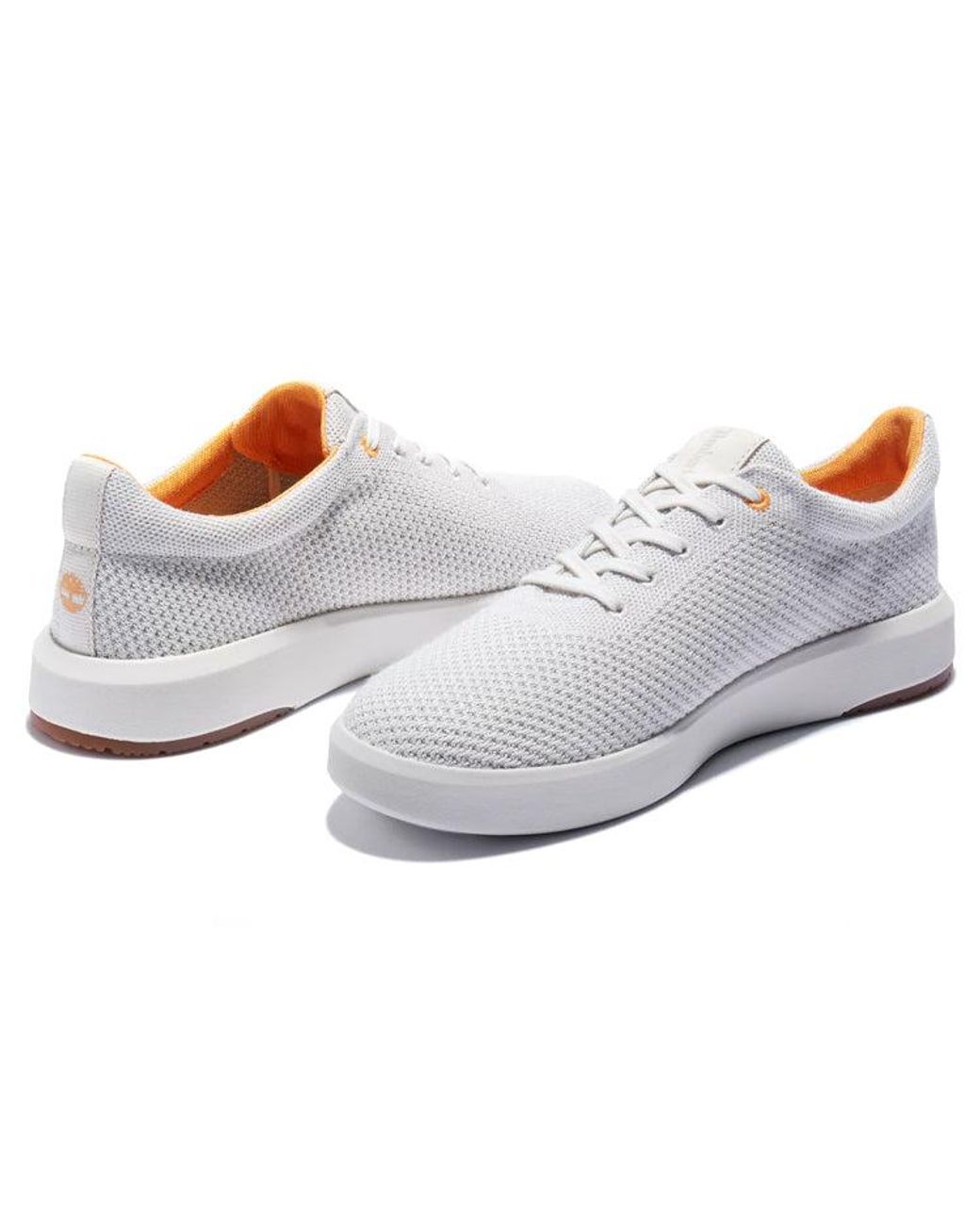 Timberland White Truecloud Ek+ Oxfords Knit' for men